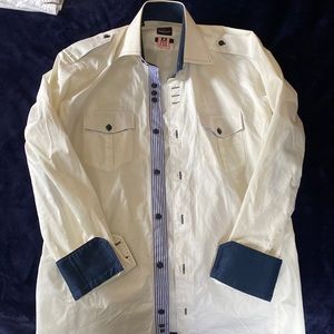 Absolute rebellion mens medium dress shirt